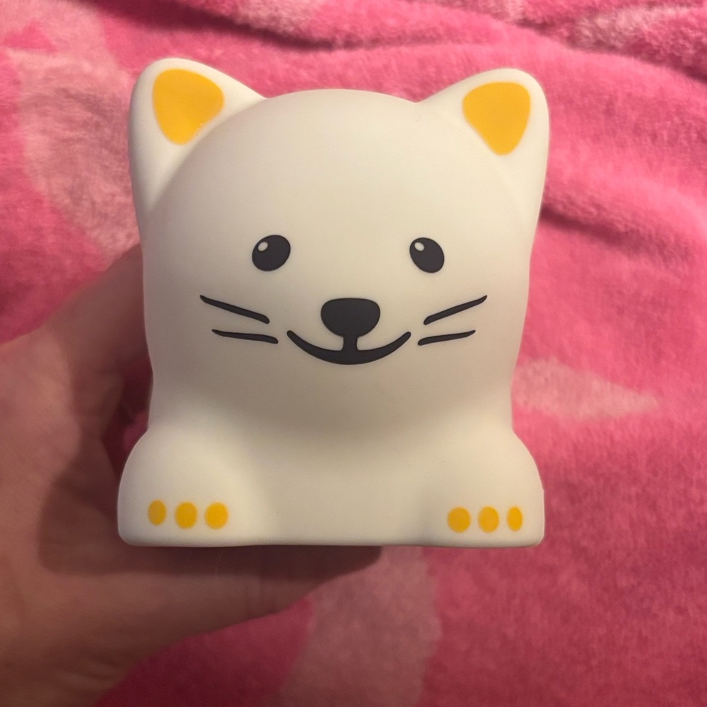 Cute Cordless Cat Night Light